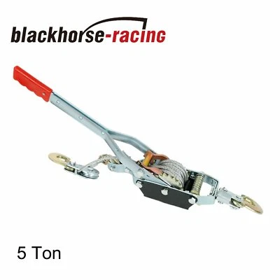 Estrattore manuale 5 tonnellate verricello resistente paranco vieni lungo leva cavo - Immagine 1 di 4