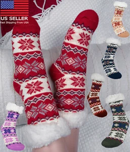 Winter Socken Weihnachten kuschelig warm bequem weich Unisex Damen Anti Rutsch Set Herren Einheitsgröße - Bild 1 von 25