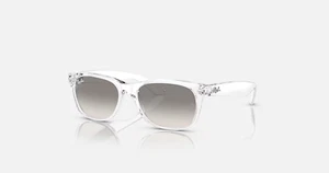 Gafas de sol Ray-Ban New Wayfarer transparentes/grises degradadas 55 mm RB2132 677432 55 - Imagen 1 de 7