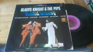 GLADYS KNIGHT & THE PIPS LP Feelin' Bluesy NM Soul 707 Stereo vg - Foto 1 di 1