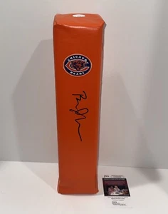 BEN JOHNSON SIGNIERT TOUCHDOWN PYLON CHICAGO BÄREN FOOTBALL JSA COA - Bild 1 von 1