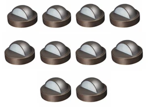 10 Pck Low Voltage LED Solid Brass Deck Light - Architectural Landscape Lighting - Picture 1 of 9