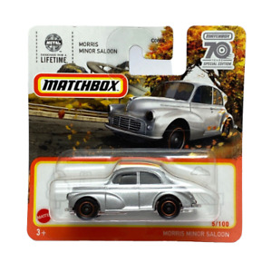 MATCHBOX 70 YEARS SPECIAL EDITION MORRIS MINOR SALOON #5 1:64 SILVER