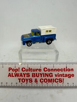 Camioneta Ford Hot Wheels 1973 de colección con motocicletas variación rara con cubierta Foto 1 de 4