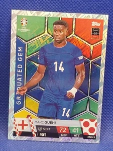 TOPPS MATCH ATTAX EURO 2024 GRADUATED GEM MARC GUEHI ENGLAND AA3620 - Picture 1 of 1