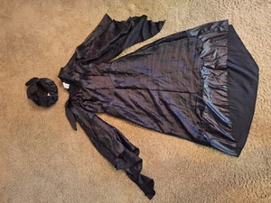 Disney Maleficent Christening Black Gown Adult Women's Deluxe Costume LRG 12-14 - Picture 1 of 4