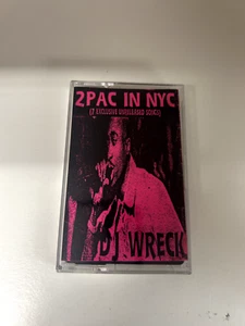 DJ WRECK 2 PAC IN NYC HIP HOP 90s RAP MIXTAPE CASSETTE TAPE LOT - Imagen 1 de 3