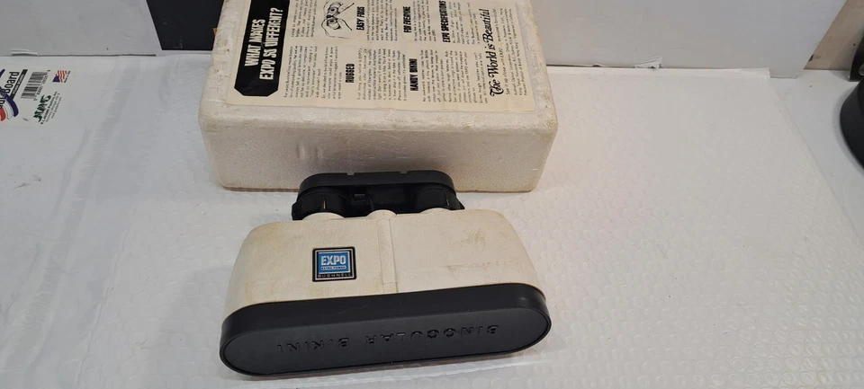 Bushnell Binoculars EXPO 70s Extra Power, Thumb Focus,  White Poly Bird Watching - Image 1 of 4