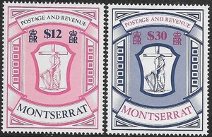 Montserrat 1974 set sg 575-6 MNH High Values Postage & Revenue - Picture 1 of 2