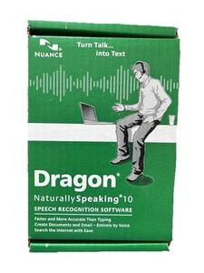 Nuance Dragon Speech Recognition Software Version 10 Standard Headset - Picture 1 of 6
