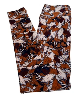 Leggings LuLaRoe OS Talla Única OTOÑO NARANJA Follaje Hojas Modernas Envío RÁPIDO Foto 1 de 4