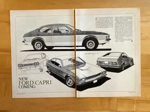 1973 Print Article The New Ford Capri Is Coming - Picture 1 of 1