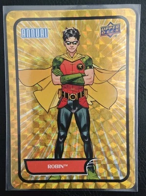 2024 Upper Deck DC Annual Robin Gold Backscatter B-5 - Image 1 of 2