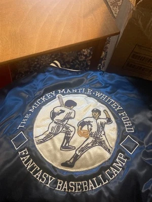 Mickey Mantle & Whitey Ford Fantasy Baseball Camp Swingster Jacket, Size XL - Image 1 of 4