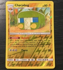 Pokemon Legami Ininterrotti Charjabug Reverse Holo Carta Non Comune 58/214 LP - Foto 1 di 1