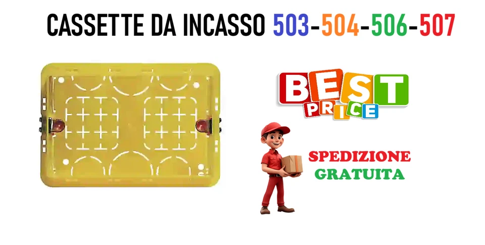 Cassette da incasso da mod.503 a mod.507 - Image 1 of 1