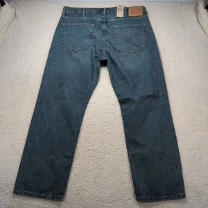 Jeans rectos relajados Levi’s 539 para hombre 38x30 azul denim nuevos con etiquetas - Imagen 1 de 9