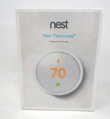 Google Nest Thermostat E Smart Thermostat White T4000ES - Image 1 of 2