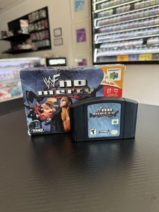 WWF No Mercy N64 Nintendo 64 Authentic - Picture 1 of 7