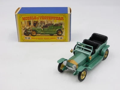 Lesney Yesteryear Y15 Rolls Royce Silver Ghost w/ box Matchbox - Immagine 1 di 4