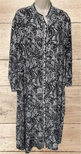 Paisley Kaftan XXL Rayon Sequins Ethnic Tribal House Dress Boho Festival A Line - Picture 1 of 11