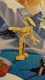 LEGO Star Wars Tan Battle Droid MiniFigure Only - New From Advent Calendar 75146