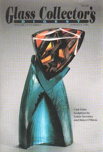 Glass Digest Jun/Jul '96 Novotny O'Brien Heisey Egg cup - Picture 1 of 1