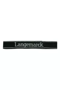 Elite infanterie Rgt.4 Pz.Gren.Rgt 45 Langemarck EM/NCO cuff title - Picture 1 of 1