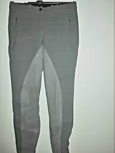 * Lauria Garrelli *Damen / Mädchen Reithose, Vollbesatz, Gr. 40, grau - Bild 1 von 5