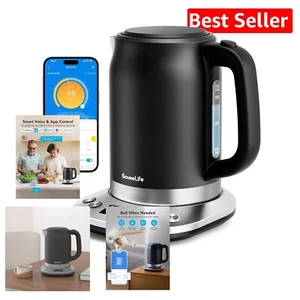 Sleek 1.7L Smart Tea Kettle with App Control - Perfect for Tea & Coffee Lovers - Picture 1 of 11