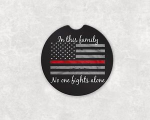 Fire Fighter Car Coasters / Car Coasters (SET OF 2)