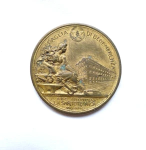 VINTAGE FASHION MEDAL FABRICS TAILORING TEXTILE INDUSTRY TAILORING MILAN - Picture 1 of 2