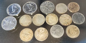 Lot of Canadian nickels & dimes 5 10 cent silver hare mackerel 1967 64 36 59 50 - Picture 1 of 11
