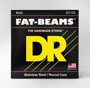 DR FB6-30 Fat Beams Bassgitarrensaiten; Edelstahl Rundkern 30-125 - Bild 1 von 3