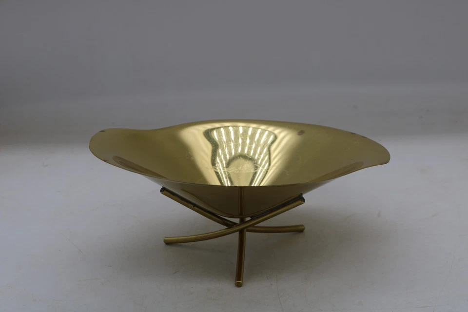 Vintage 1950's Gunter Kupetz for WMF Brass Bowl-Mid-Century Modern-Marked - Image 1 of 4