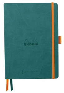 Rhodia Goalbook Dot Grid Notebook in Peacock - 5.75 x 8.25 - NEW - R117806 - Picture 1 of 1