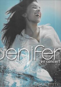 RARE / PROGRAMME DE CONCERT - JENIFER : LIVE A PARIS FRANCE 2002 STAR ACADEMY