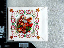 NEUE Weihnachtskarte Fadengrafik 3 D Karte Handarbeit Weihnachten Klappkarte