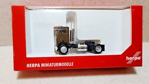 Herpa HO 1/87 Road Commander Cab Over. Brown NOS. - Picture 1 of 4