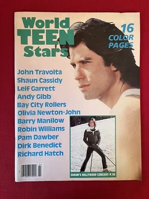 World Teen Stars Mag March 1979 Travolta, Rollers, Leif Garrett, Andy Gibb Foto 1 de 4