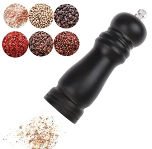Pepper Mill with Strong Adjustable Ceramic Grinder Manual Control Kitchen Cookin - Picture 1 of 7