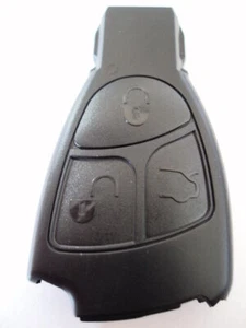 RFC Funda 3 Botones para Mercedes Clase C W203 2000 - 2007 Mando a Distancia C220d C180 - Imagen 1 de 3
