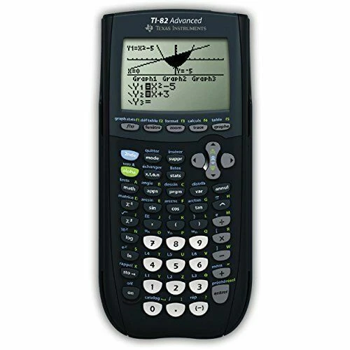 Texas Instruments TI 82 Advanced Calculatrice Graphique - Noir