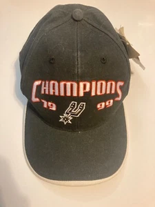 Vintage 1999 Sports Specialties San Antonio Spurs NBA Champions Adjustable Hat - Picture 1 of 5