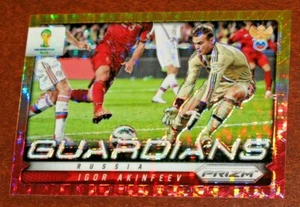 2014 Panini Prizm World Cup Igor Akinfeev Guardians Yellow & Red Pulsar Prizms - Picture 1 of 2