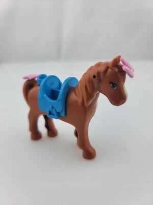 Lego Minifigura Figura Caballo/Pony/Lámina con Sillín y Flores Amigos  Foto 1 de 4