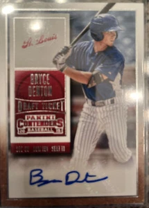 Bryce Denton 2015 Contenders Draft Ticket Auto #35 St. Louis Cardinals autograph - Picture 1 of 2