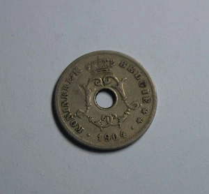 10 Centimes Cen Belgium Belgum 1904 Excellent! - Picture 1 of 2