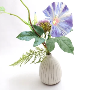 Jarrón pequeño con flor artificial japonés tamba-ware florero verano 1 - Imagen 1 de 8