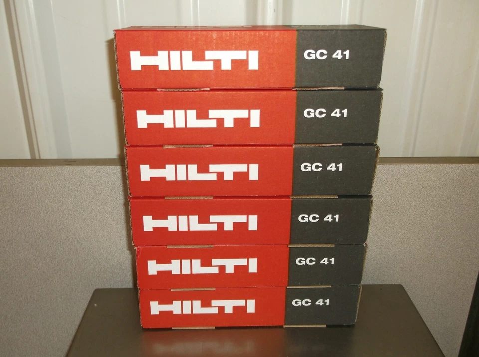 Hilti GC 41 fuel cells GX 3 gas 6 fresh cells GC-41 GX-3 free ship - Image 1 of 1
